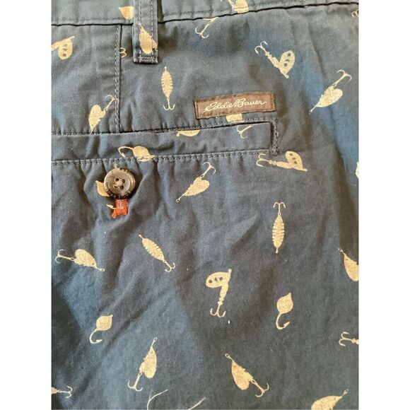 Eddie Bauer Mens Fishing Lure Reels Shorts Sz 36 Chinos - Picture 5 of 7